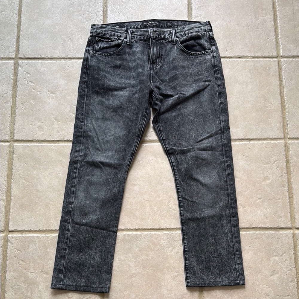 Lucky Brand Black Straight Jeans Classic Style